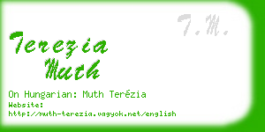 terezia muth business card